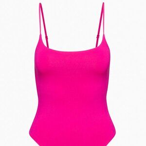 Aritzia Babaton Original Contour Cami Bodysuit Pink Size M